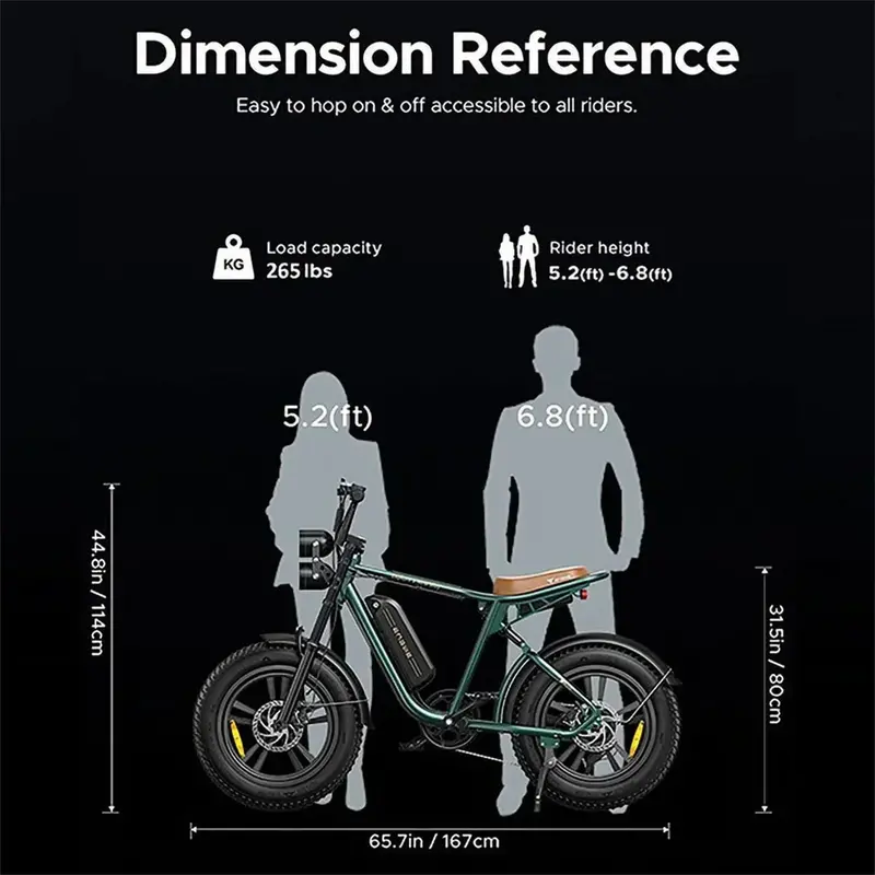 UL-Certified Retro-Style Electric Bike – 1000W Motor, 28 mph Top Speed, 94-Mile Range & Full Suspension