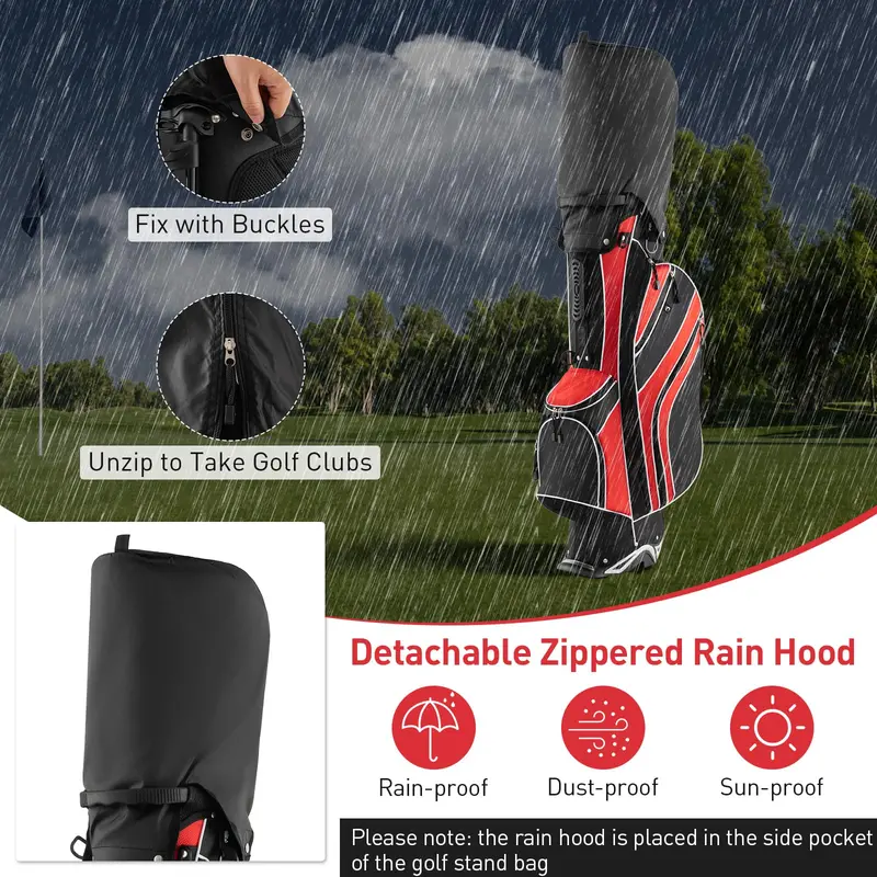 Ultra-Lightweight Golf Stand Bag – Compact Carry for Walking Rounds