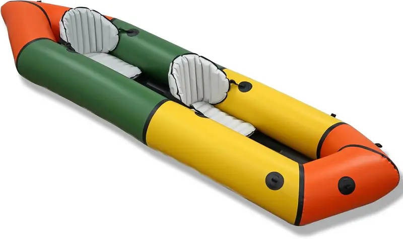Ultra-Lightweight TPU Packraft – Single or Tandem Inflatable Kayak for Flatwater, Fishing, and Backcountry Adventures 2