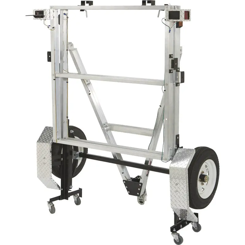Ultra-Tow 4' x 8' Folding Aluminum Utility Trailer Kit – 1,170 lb Load Capacity, Model 3806S109