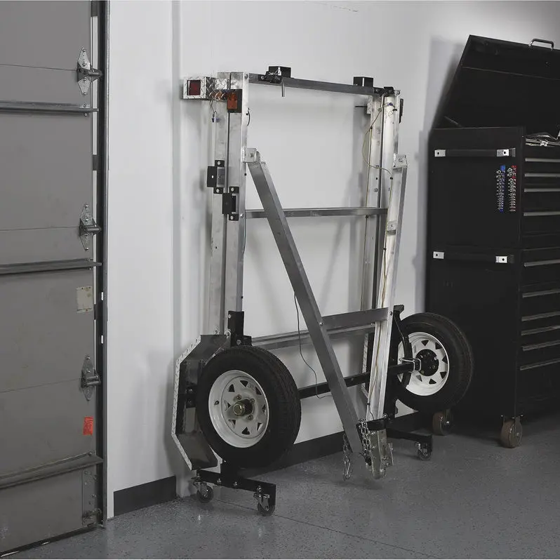 Ultra-Tow 4' x 8' Folding Aluminum Utility Trailer Kit – 1,170 lb Load Capacity, Model 3806S109