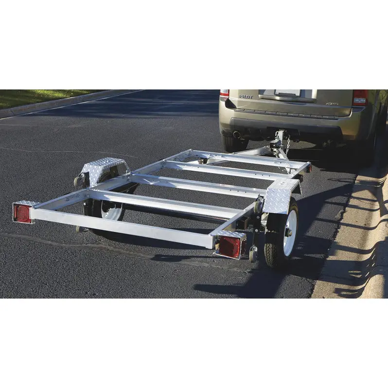 Ultra-Tow 4' x 8' Folding Aluminum Utility Trailer Kit – 1,170 lb Load Capacity, Model 3806S109