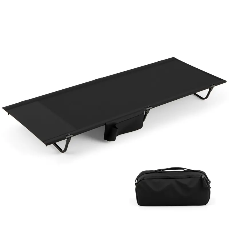 Ultralight 4.3-Pound Foldable Camping Cot Supporting Up to 330 Pounds