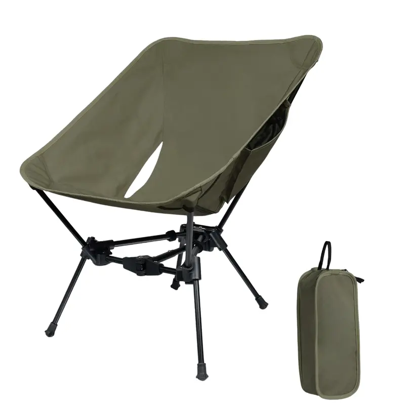Ultralight Folding Outdoor Chair with Reinforced Frame & 330 lb Weight Limit