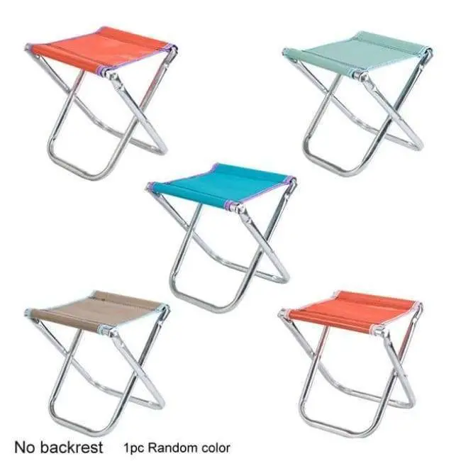 Ultralight Stainless Steel Folding Chair – Multi-Use Outdoor Seat for Camping, Beach & Fishing