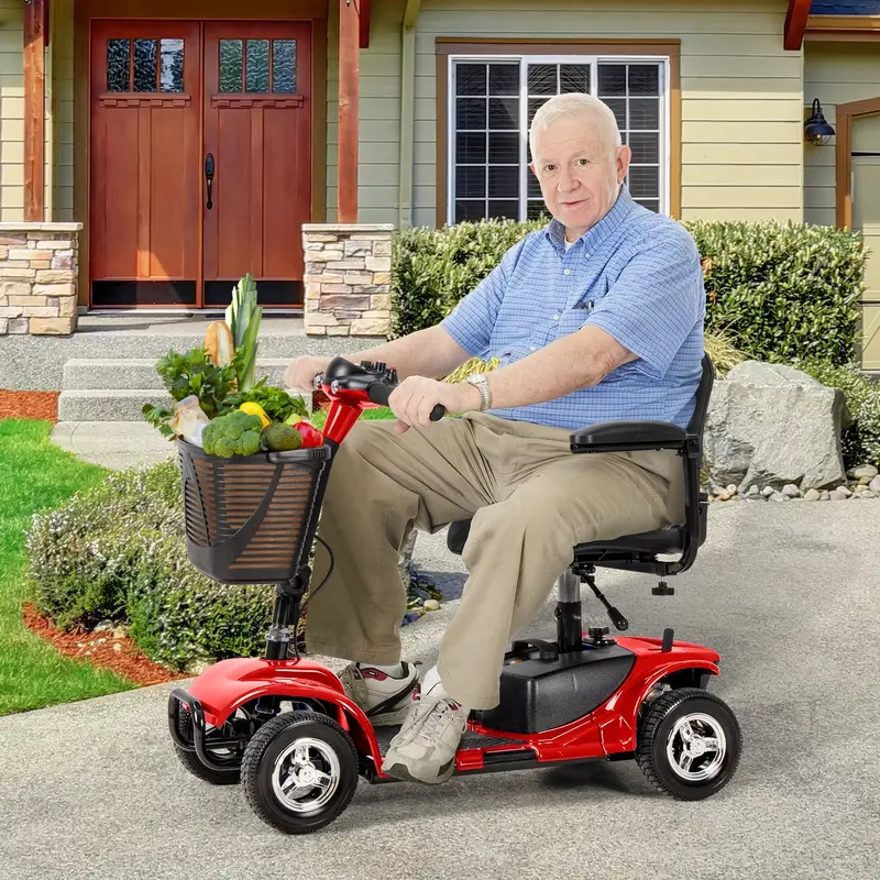 UltraLite A898 4-Wheel Mobility Scooter – Lightweight, Portable, 14-Mile Range for Daily Use