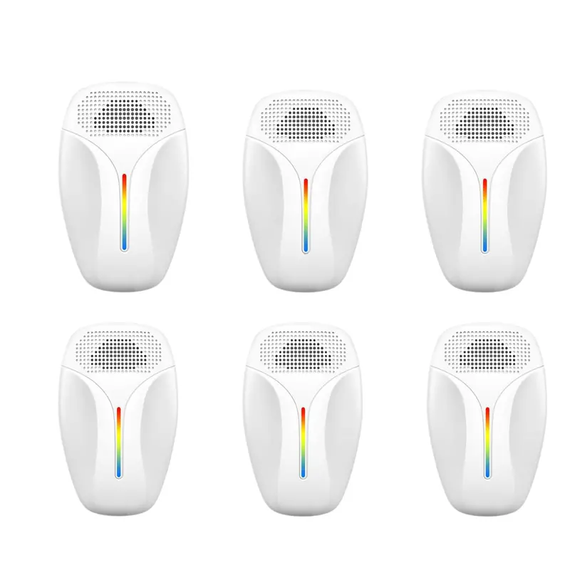 Ultrasonic Pest Repeller Set (6 Units) – Covers Indoor & Outdoor Areas Up to 60kHz 2
