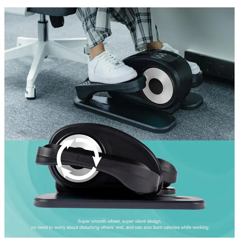 Under-Desk Elliptical Exerciser – Fully Assembled Seated Pedal Trainer for Home Use