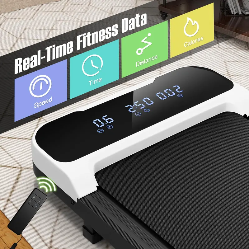 Under-Desk Walking Pad – Quiet Treadmill with LED Display, Remote Control & 3 Countdown Timers