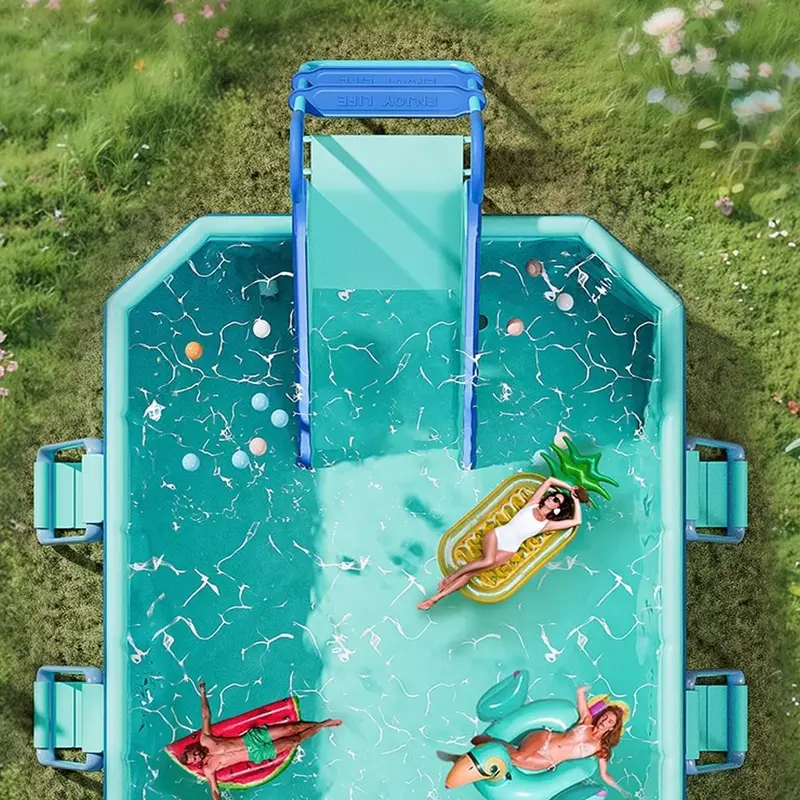 Universal Inflatable Pool Slide – Backyard Water Play Equipment for Kids and Adults 2