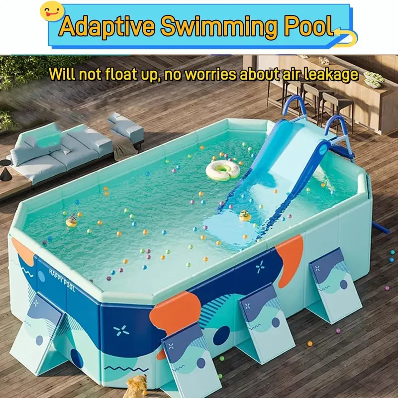 Universal Inflatable Pool Slide – Backyard Water Play Equipment for Kids and Adults