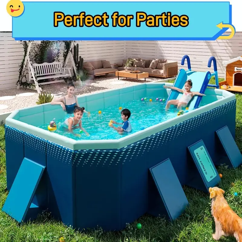 Universal Inflatable Pool Slide – Backyard Water Play Equipment for Kids and Adults