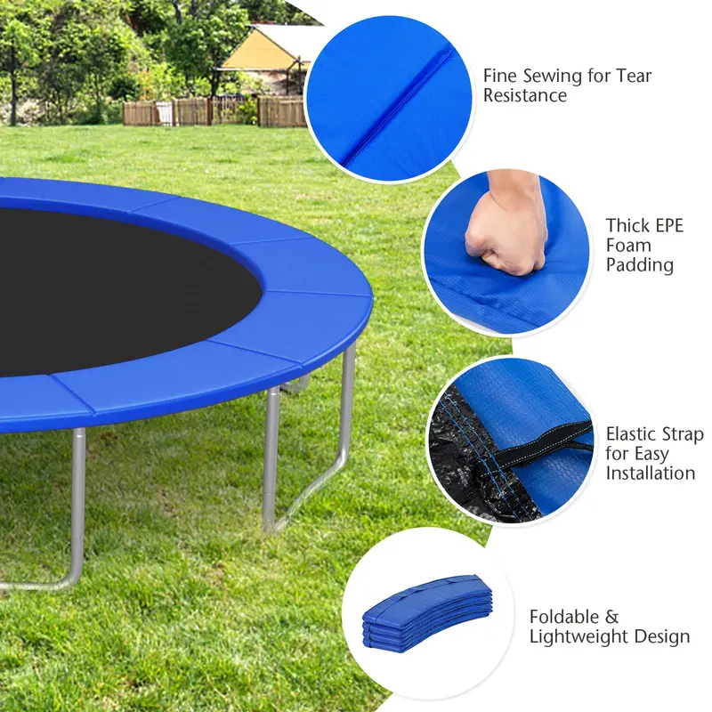 Universal Trampoline Spring Pad – Fits 8FT to 16FT Round Frames