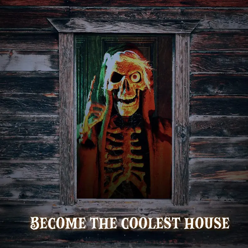 Upgraded 2023 Halloween Window Projector – Animated Haunted House & Ghost Effects