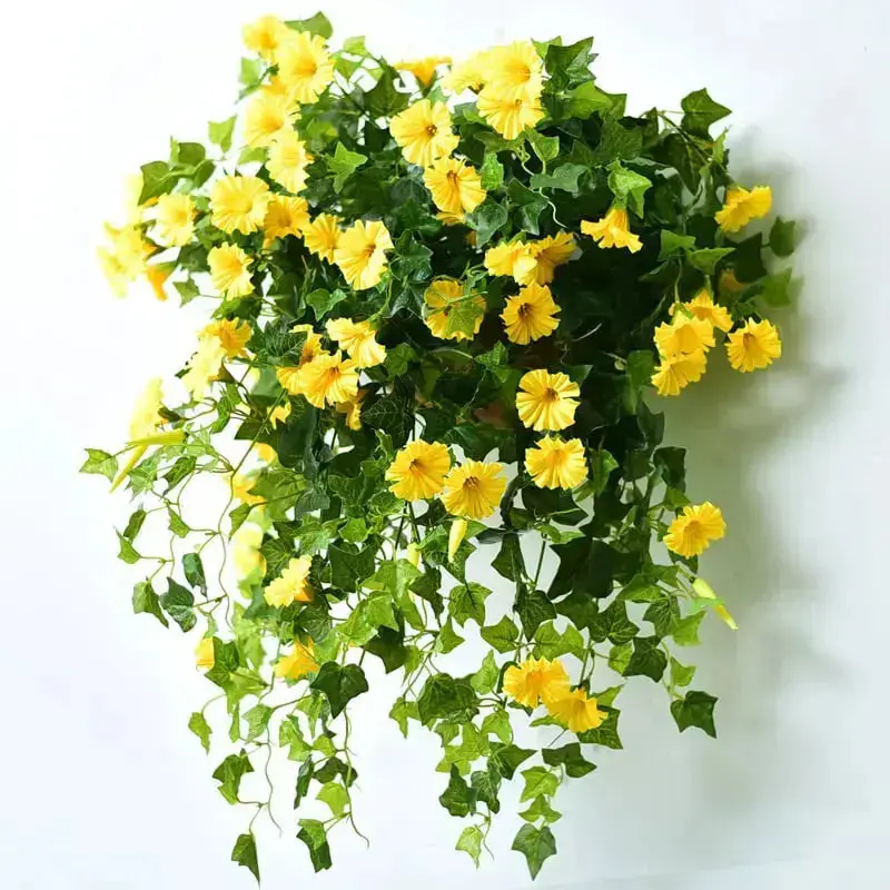 UV-Resistant Artificial Morning Glory Vines – 2-Pack Value Bundle 2