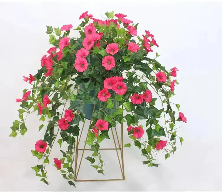 UV-Resistant Artificial Morning Glory Vines – 2-Pack Value Bundle