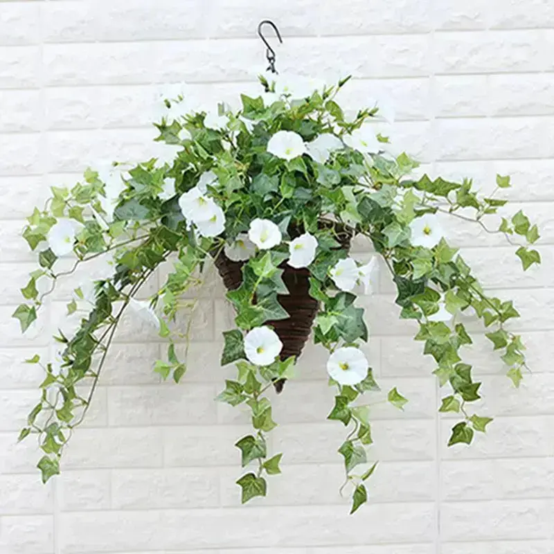 UV-Resistant Artificial Morning Glory Vines – 2-Pack Value Bundle