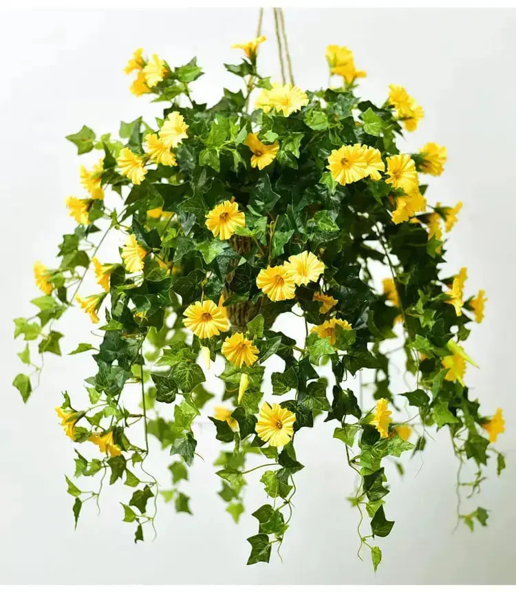 UV-Resistant Artificial Morning Glory Vines – 2-Pack Value Bundle