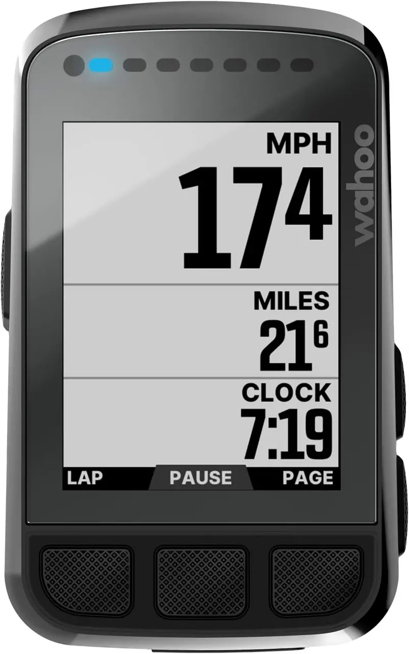 V2 GPS Bike Computer – Advanced Cycling Metrics, Black Compact Display