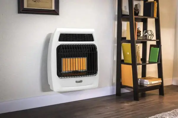 Vent-Free Natural Gas Infrared Wall Heater – Thermostatically Controlled, Energy-Efficient Indoor Heating