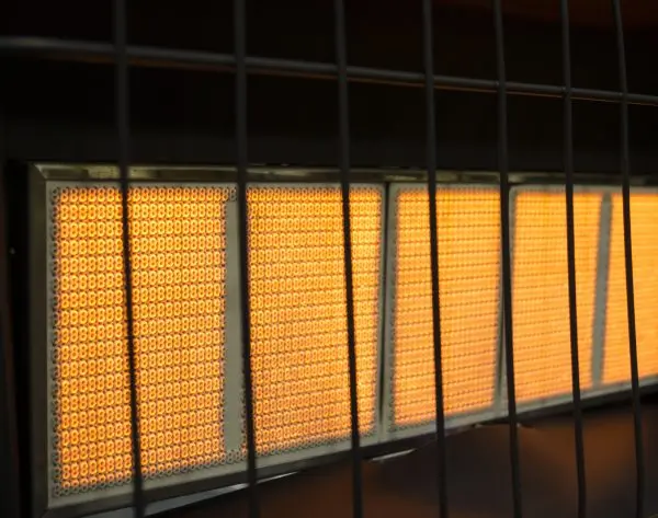 Vent-Free Natural Gas Infrared Wall Heater – Thermostatically Controlled, Energy-Efficient Indoor Heating