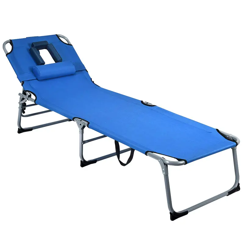 Versatile Adjustable Patio Recliner – Space-Saving Folding Lounge Chair
