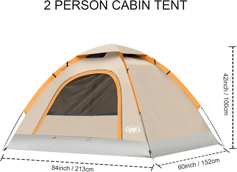 Versatile Dome Camping Tent — Lightweight 2/3/4/6-Person Shelter for Backpacking & Beach Trips