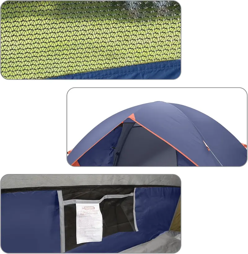 Versatile Dome Camping Tent — Lightweight 2/3/4/6-Person Shelter for Backpacking & Beach Trips