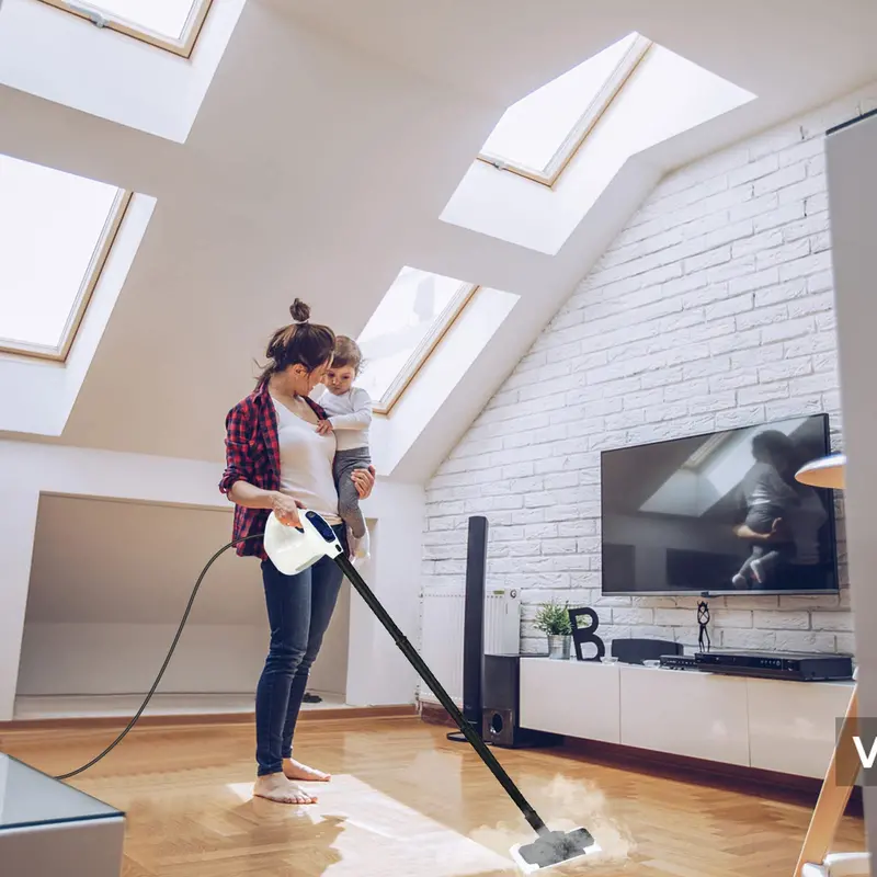 Versatile Handheld Steam Cleaner – Compact Deep-Cleaning Device for Floors, Upholstery & More 2