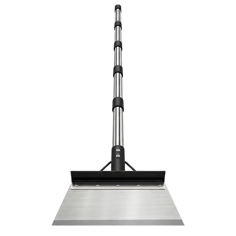 Versatile Shovel-Scraper Combo – Multi-Use Garden Tool with Telescoping Steel Handle