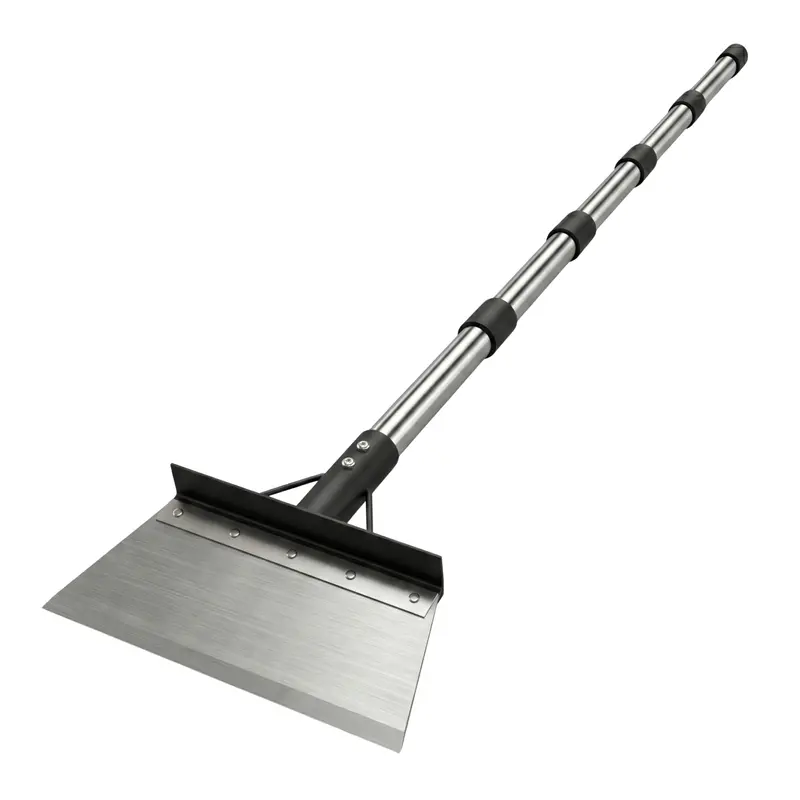 Versatile Shovel-Scraper Combo – Multi-Use Garden Tool with Telescoping Steel Handle 2