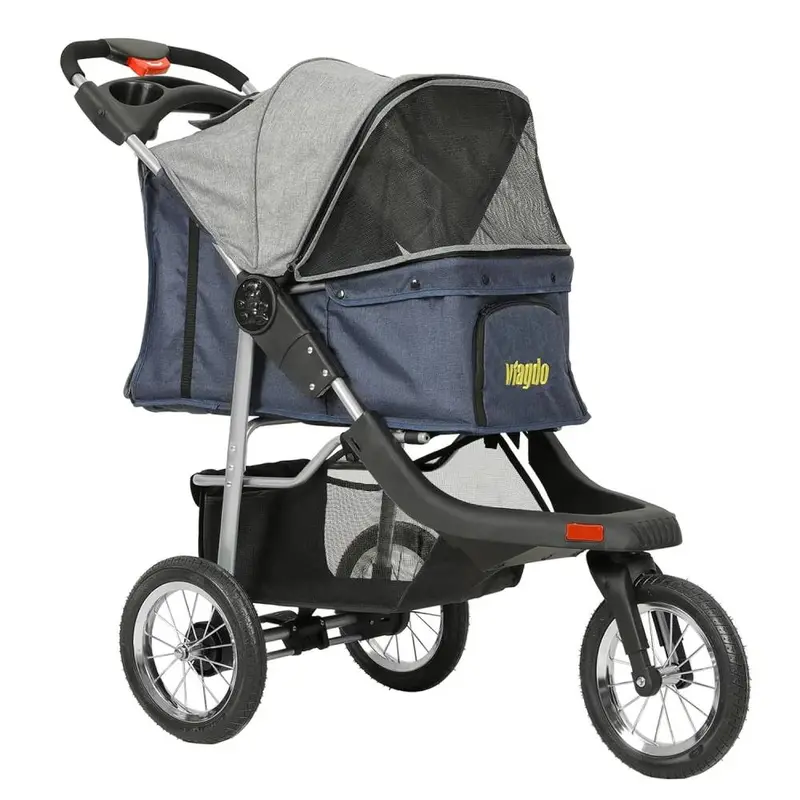 VIAGDO Premium Pet Stroller for Small to Medium Dogs and Cats