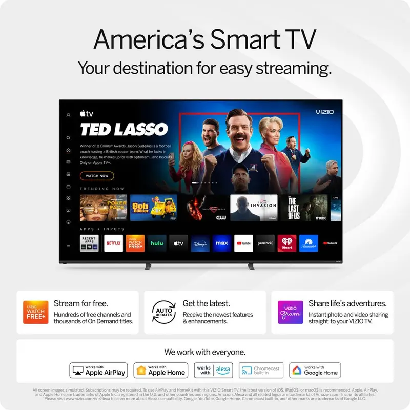 VIZIO 50-Inch V-Series 4K UHD Smart TV – Dolby Vision, HDR10, Full Array Backlight, V-Gaming Engine