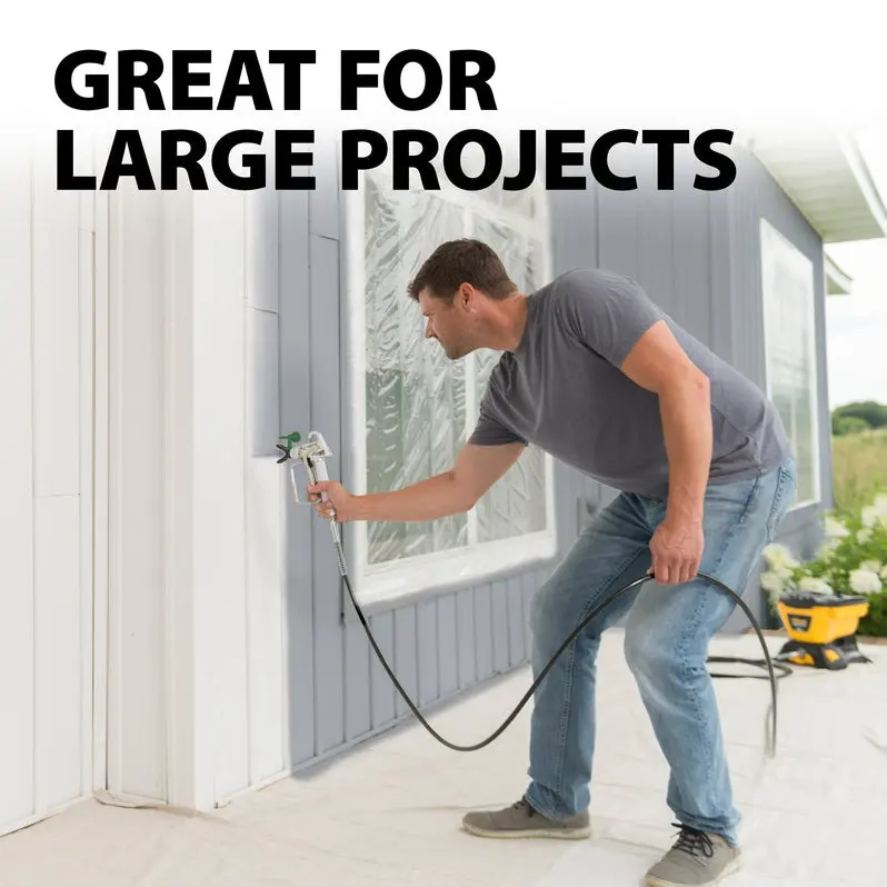 Wagner Control Pro 130 – Stationary Electric Airless Paint Sprayer for Professional Finishes