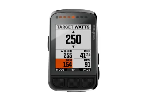 Wahoo ELEMNT BOLT V2 Cycling Computer – Aerodynamic GPS Bike Computer with Bluetooth & ANT+ Connectivity