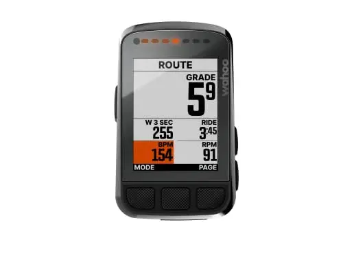 Wahoo ELEMNT BOLT V2 Cycling Computer – Aerodynamic GPS Bike Computer with Bluetooth & ANT+ Connectivity