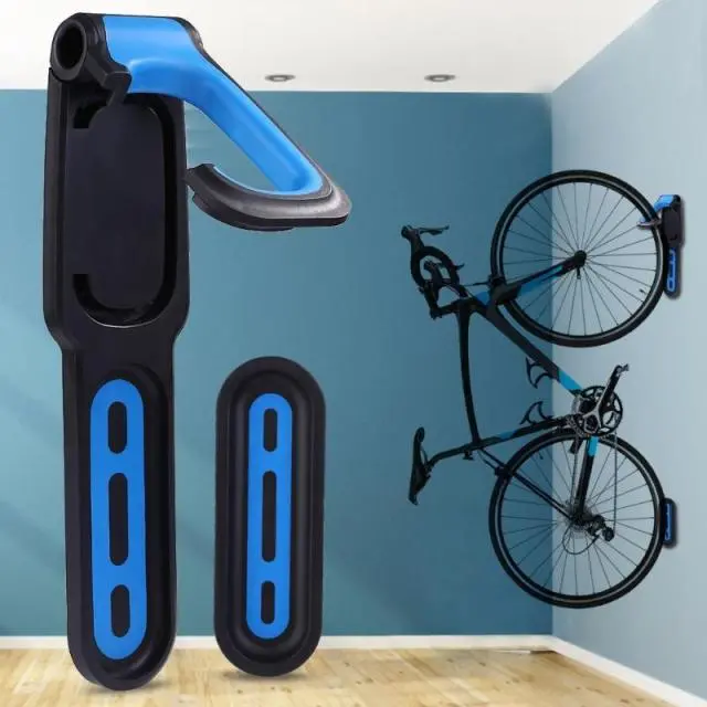 Wall-Mounted Nordic-Style Bike Storage Rack – Space-Saving Garage Organizer