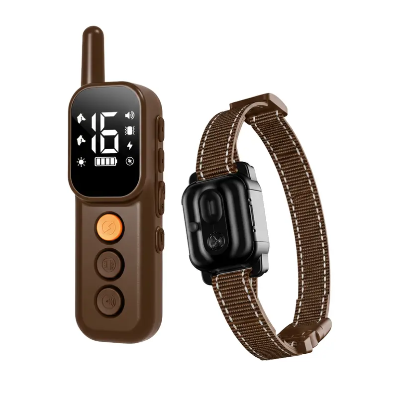 Water-Resistant Rechargeable Dog Training Collar with 4 Modes