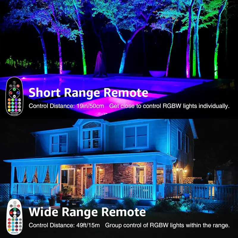 Waterproof Color-Changing LED Landscape Lighting Kit – Outdoor Path & Garden Accent Lights