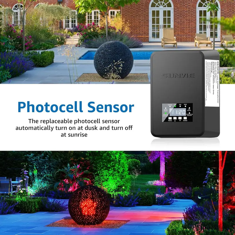 Waterproof Color-Changing LED Landscape Lighting Kit – Outdoor Path & Garden Accent Lights