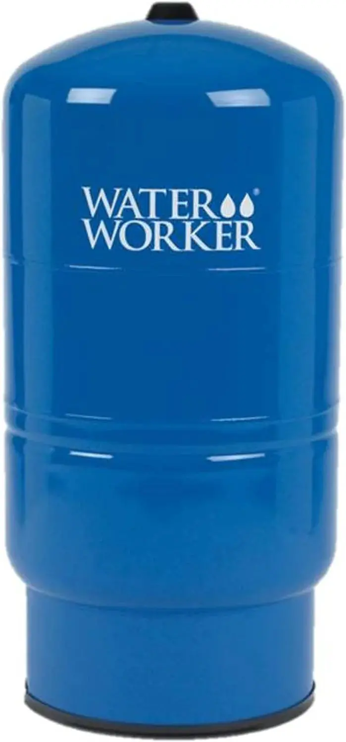 WaterWorker HT-30B Vertical Well Pressure Tank – 30-Gallon Butyl Diaphragm, Blue Housing