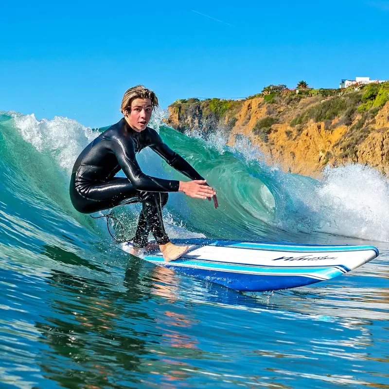 Wavestorm 2025 Classic 8-Foot Longboard for Beginners and Casual Riders