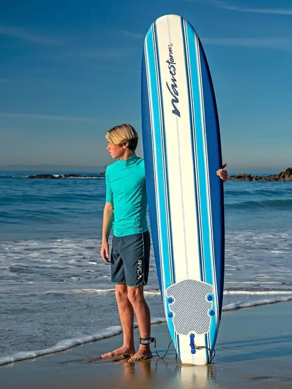 Wavestorm 2025 Classic 8-Foot Longboard for Beginners and Casual Riders