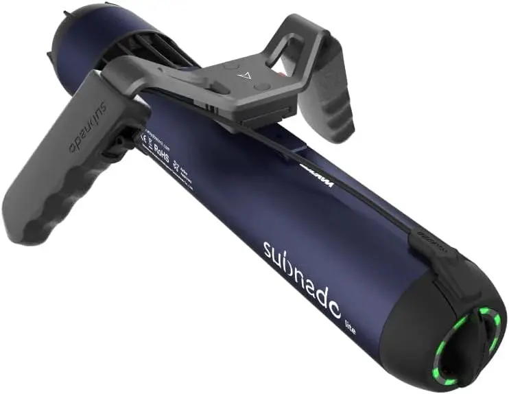 Waydoo Subnado Underwater Scooter Lite – Portable, Handheld Diving Propulsion Device for Snorkeling, Scuba, and Recreation (Blue)