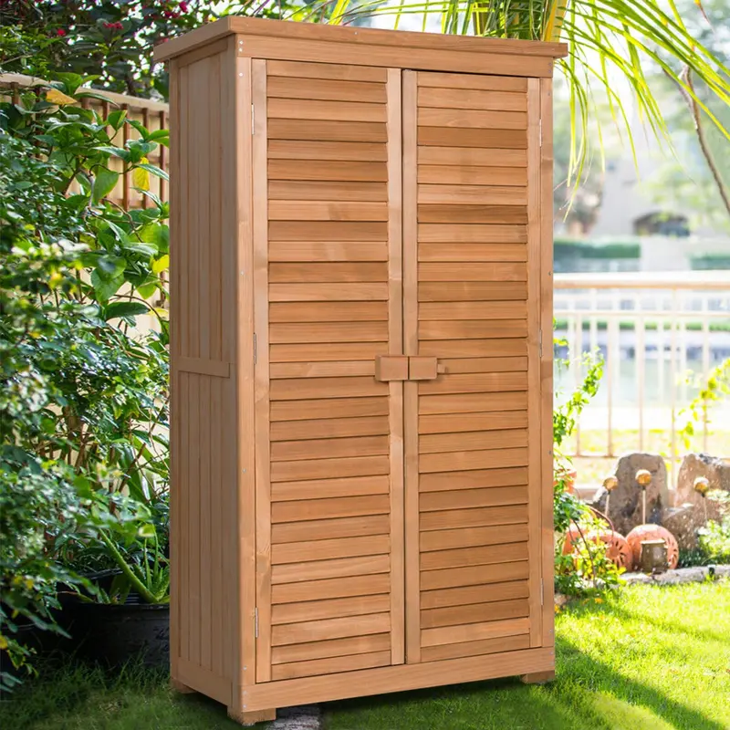 Weather-Resistant Outdoor Storage Cabinet for Patio, Garage, or Garden Use