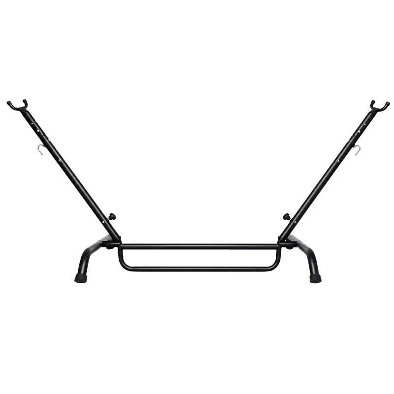 Weatherproof Adjustable Steel Hammock Stand with Corrosion-Resistant Coating and Height Flexibility 2