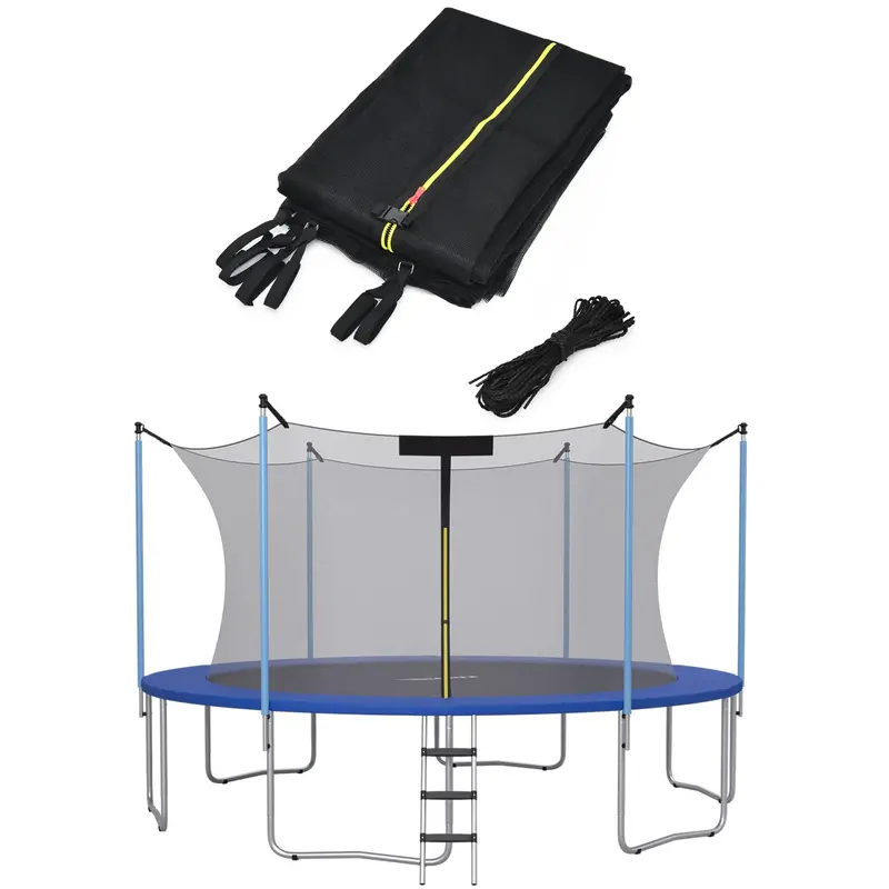Weatherproof Replacement Trampoline Net for 8–16FT Round Models