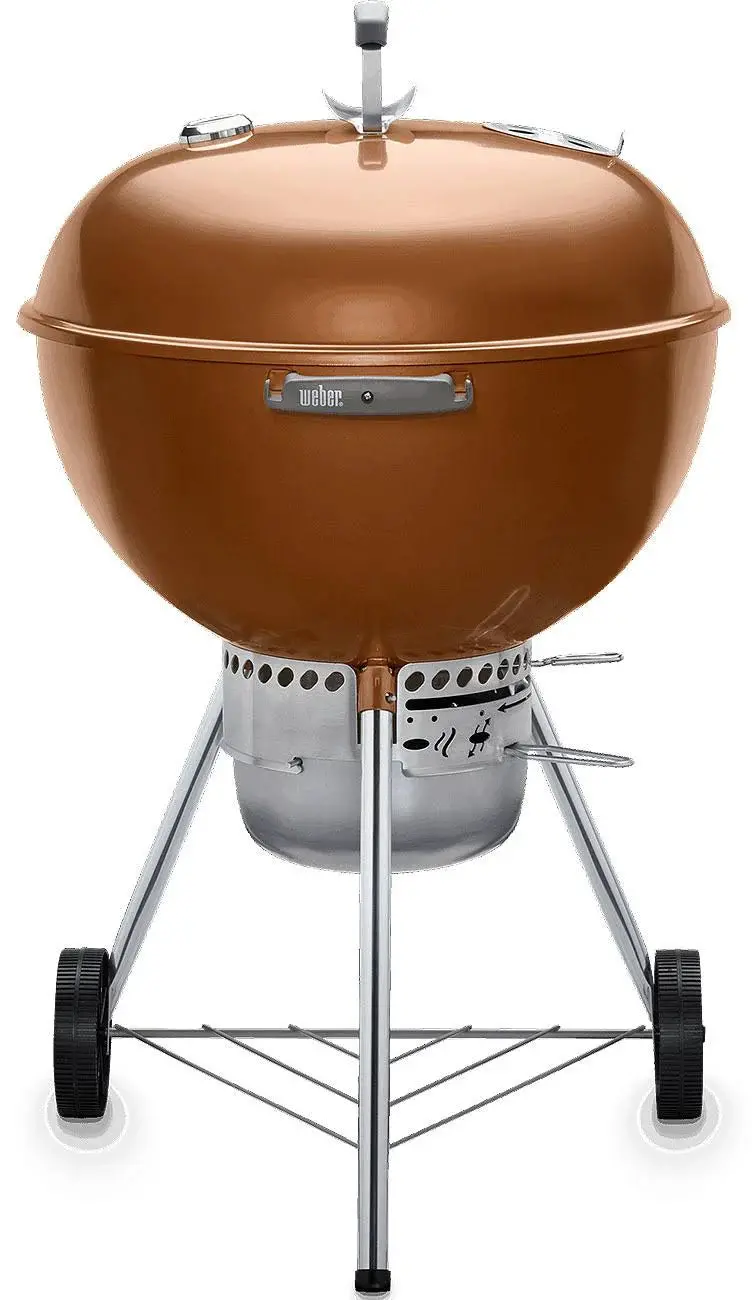 Weber Original Kettle Premium 22-Inch Charcoal Grill in Copper Finish