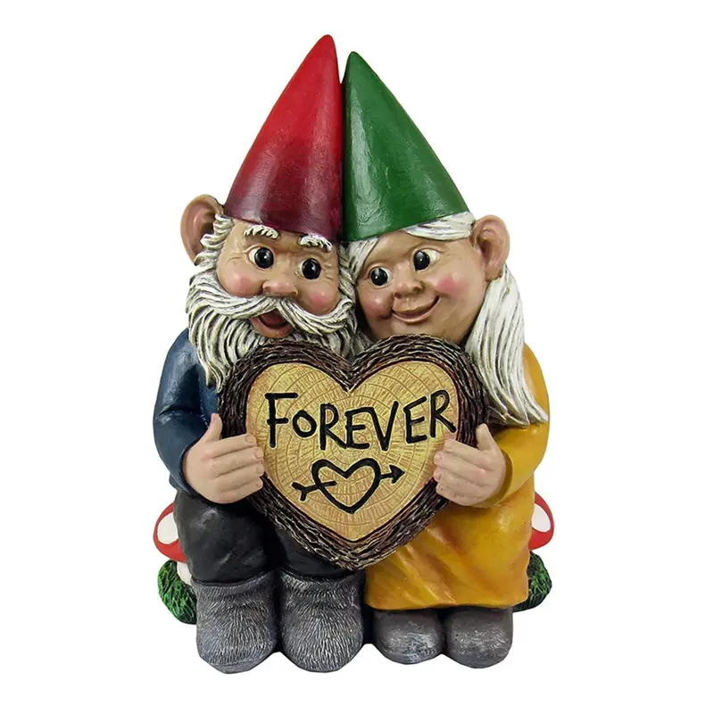 Whimsical Playful Garden Gnome | Handcrafted Decorative Lawn Figure 7
