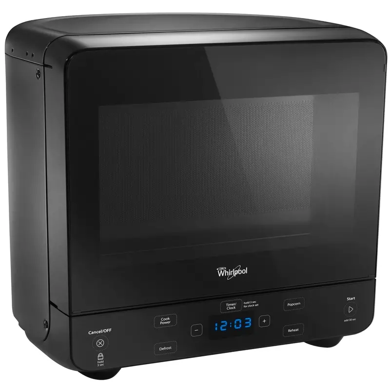 Whirlpool 0.5 Cu. Ft. Countertop Microwave in Black – WMC20005YB Model